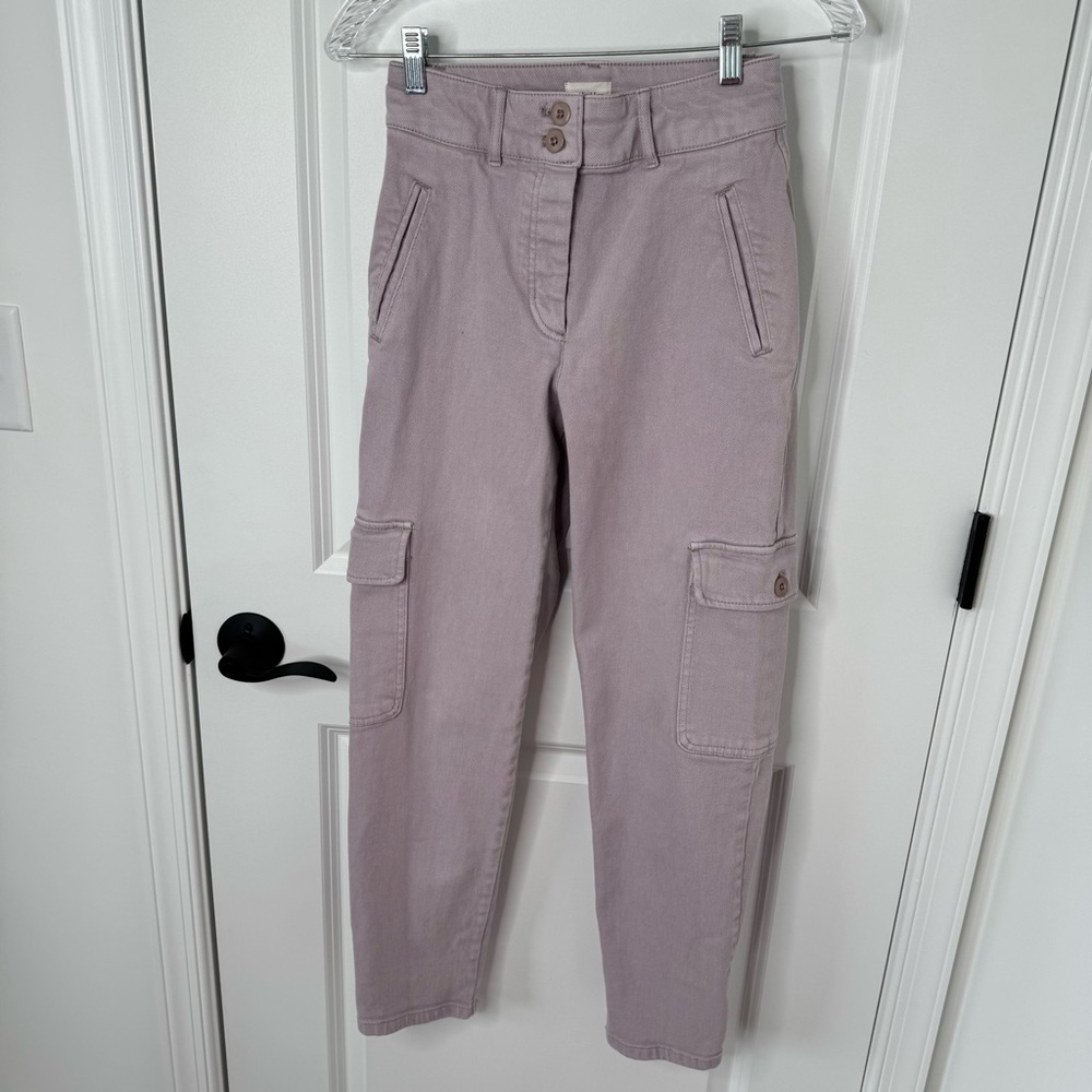 Wilfred Free Light purple High-Waisted modern cargo Pants 0
